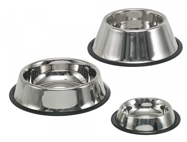 Stainless steel bowl, anti slip