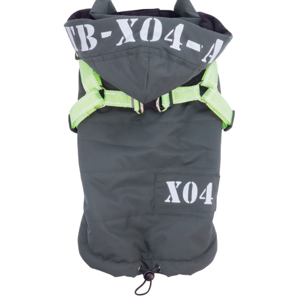 "X04 2 in 1" dog coat