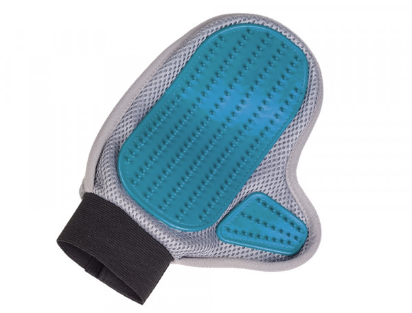 Care glove with rubber and mircofiber side
