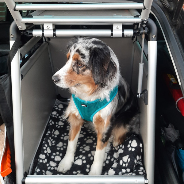 Aluminium car traveller box "ROUND CORNER"