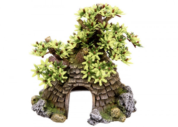 Aqua Ornaments "HÜTTE MIT BAUM"