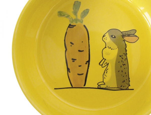 Rodent Ceramic bowl "Carrot Plus"