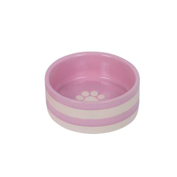 Ceramic bowl "Strio" pink