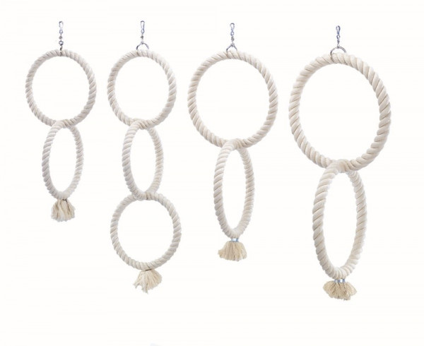 Kletterringe aus Baumwolle für Papageien