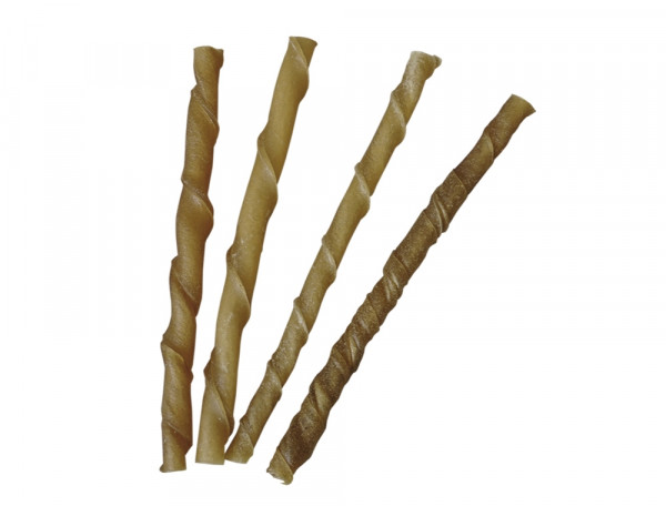 Twisted and pressed chewing sticks
