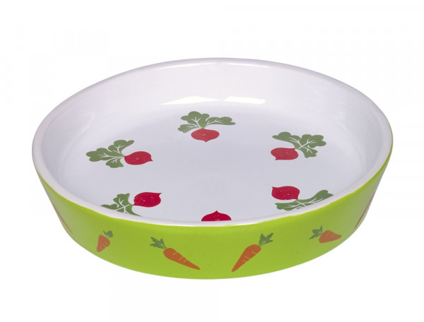 Ceramic dish round