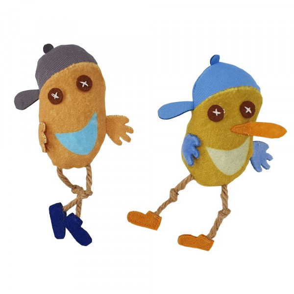 Display Stoffkartoffel mit Catnip