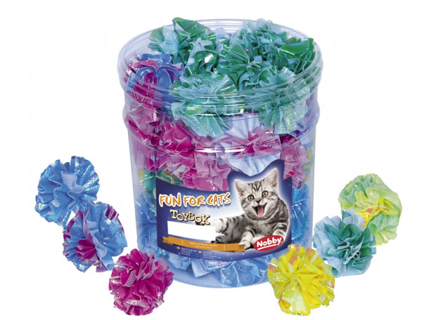 Toy box cat