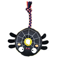 Halloween plush spider with rope Halloween plush spider with rope