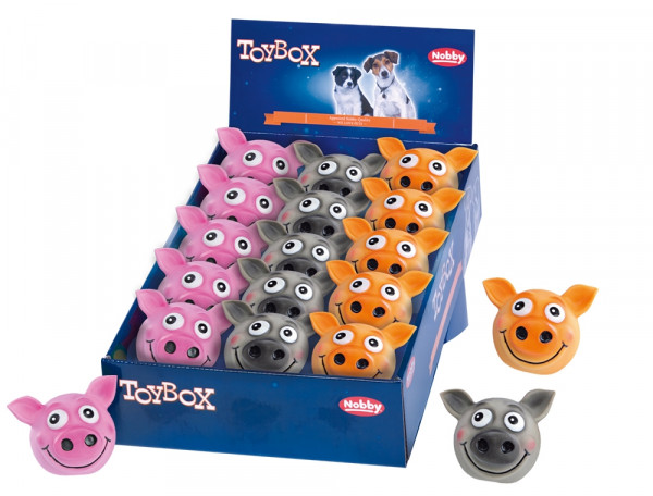 Display latex pig balls