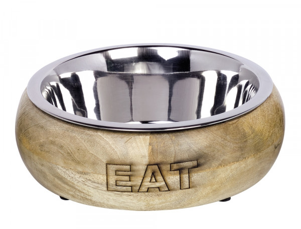 Stainless steel bowl "EAT"