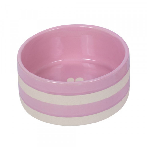 Ceramic bowl "Strio" pink