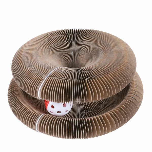 cat spinning top "Flex" made of cardboard