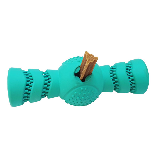 Solid rubber toy with mint aroma