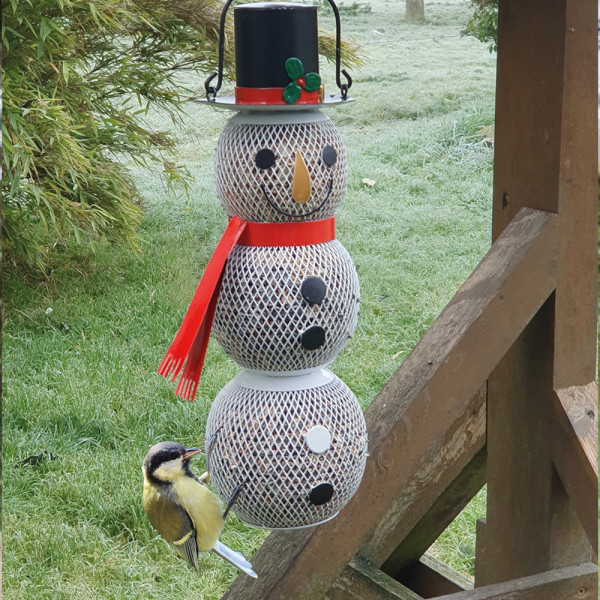 Xmas Snowman food dispenser