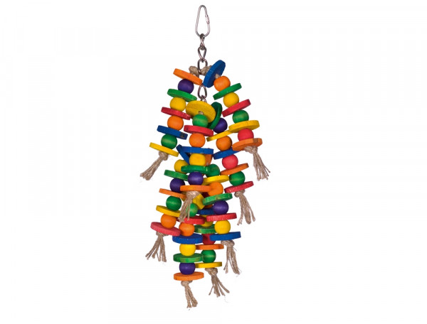 Wooden chain with sisal