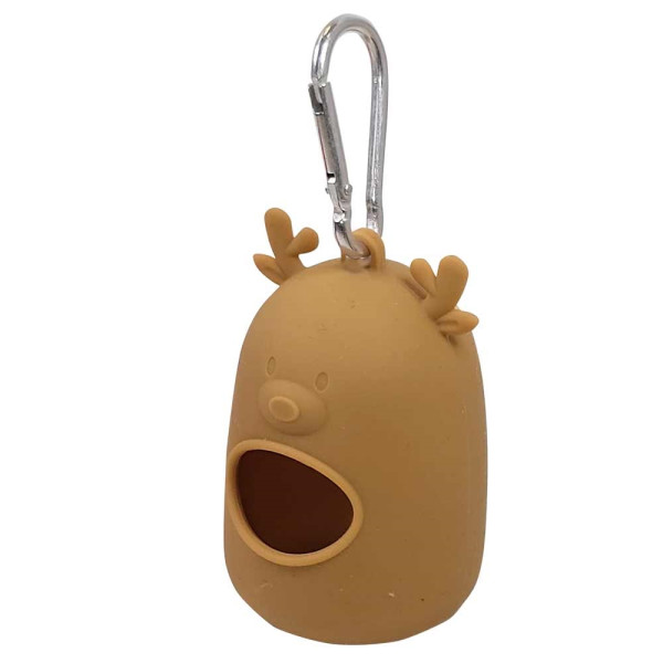 XMAS Silikon Kotbeutelspender "RENTIER"