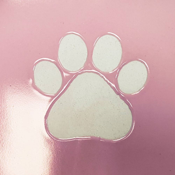 Ceramic bowl "Strio" pink