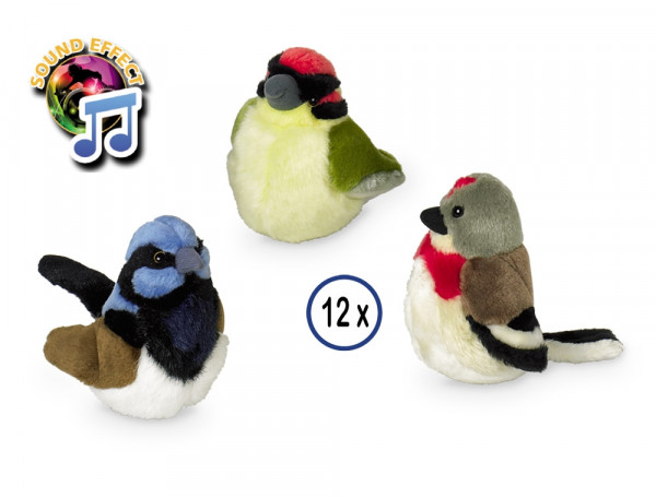 plush bird with soundchip
