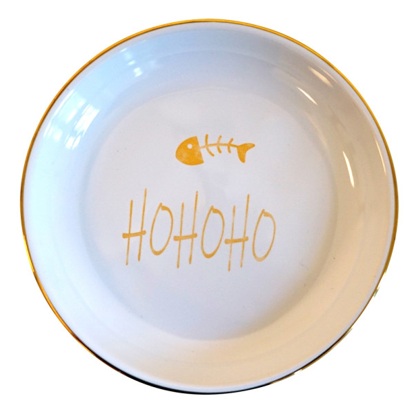 XMAS Katzen Keramikschale "HOHOHO"