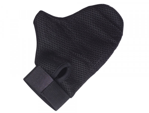 Pflegehandschuh mit Gummi- und Meshseite