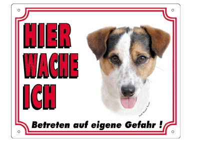 Warntafel Jack Russel Terrier