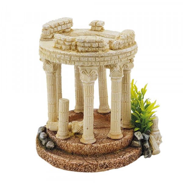 "Antike Säulen" mit Pflanzen