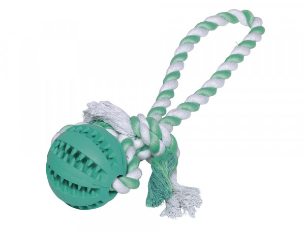 Dental ball with rope