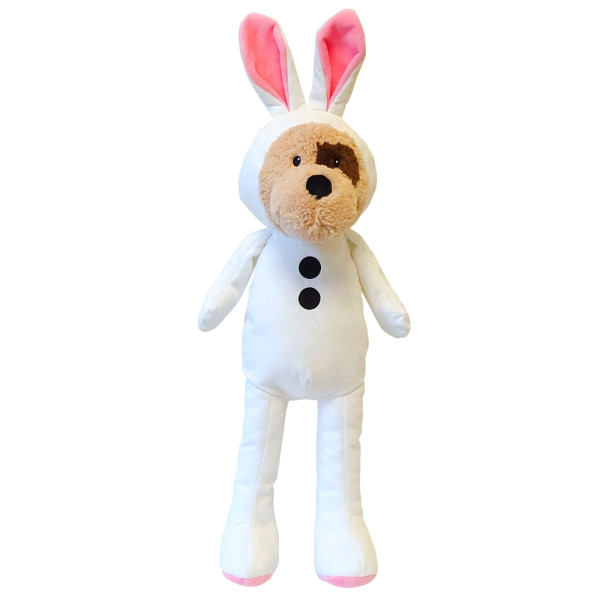 Plush dog in EASTER costume