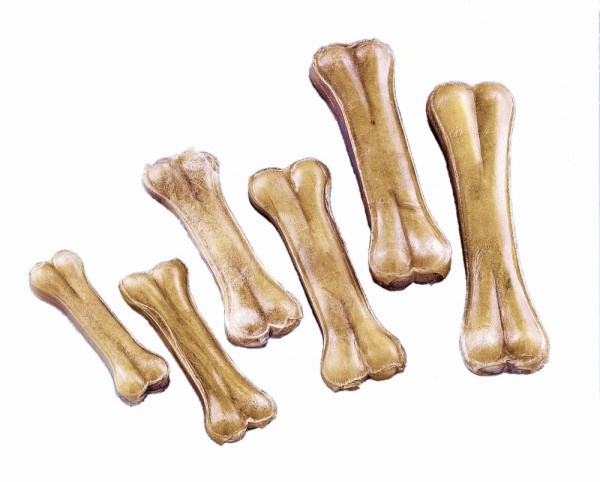 Rawhide bone pressed