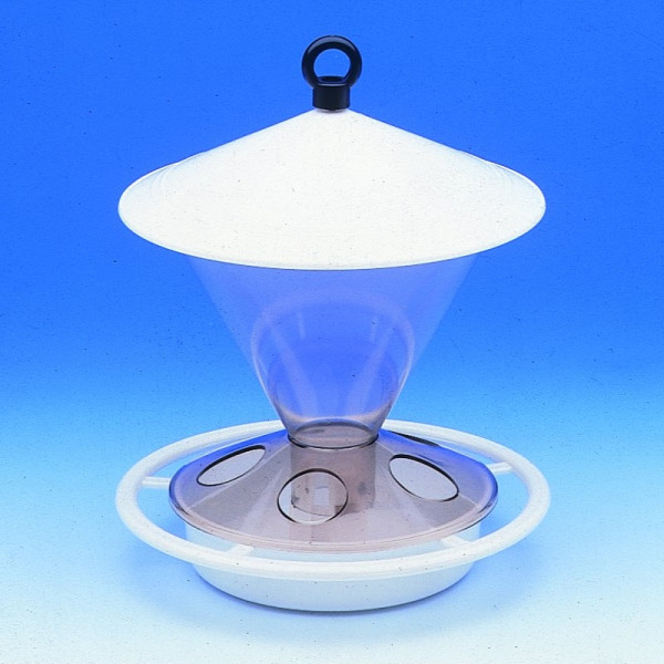 Hanging feeder for feed and water