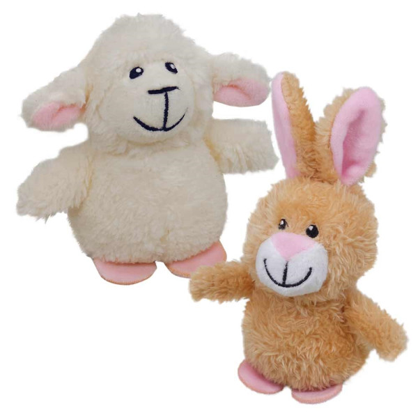 Easter rabbit and lamb with catnip