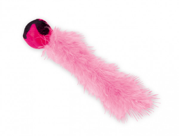 Ball with feathers