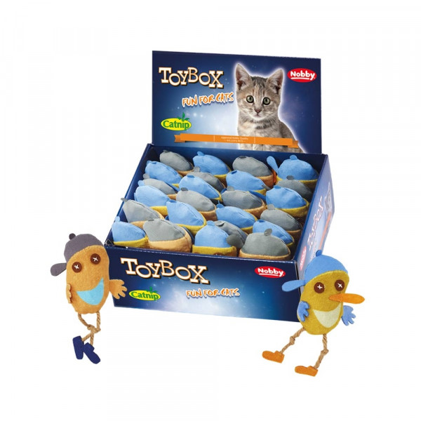 Display Stoffkartoffel mit Catnip