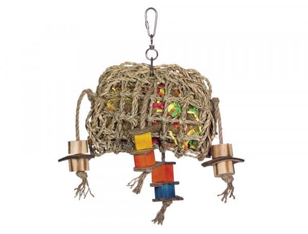 Cage Toy, seagrass bag