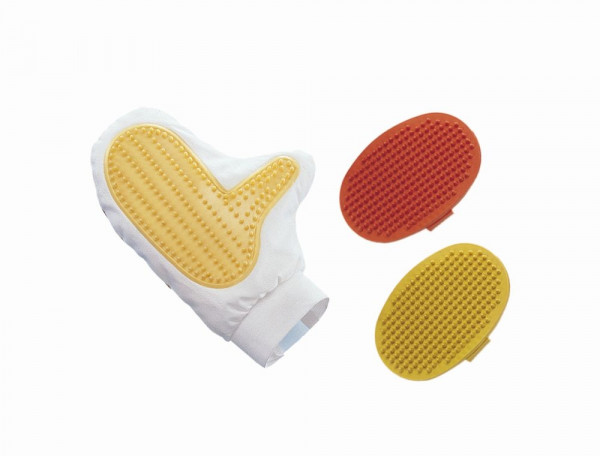 Solid rubber brush