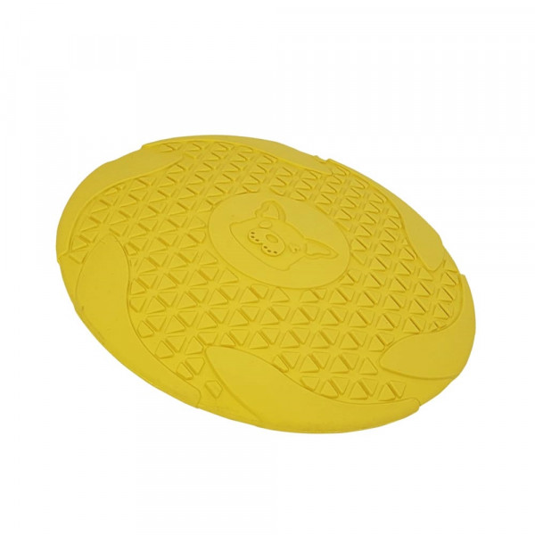 Solid rubber toy "yellow"