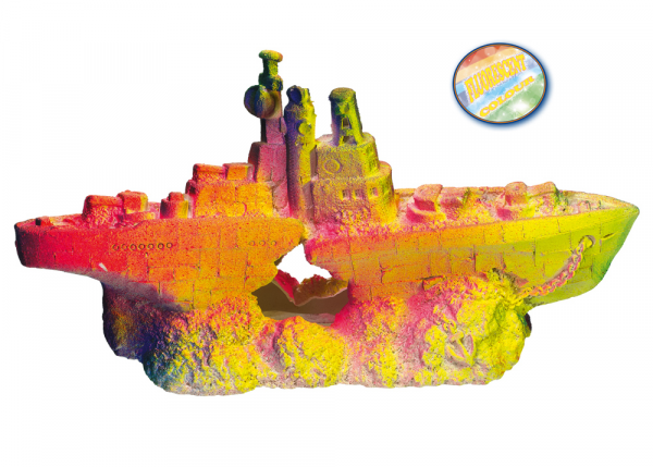 Aqua Ornaments "WARSHIP" neon