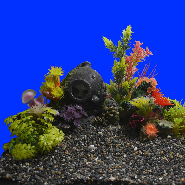 Aqua Ornaments "CORAL STONE" w/ plants
