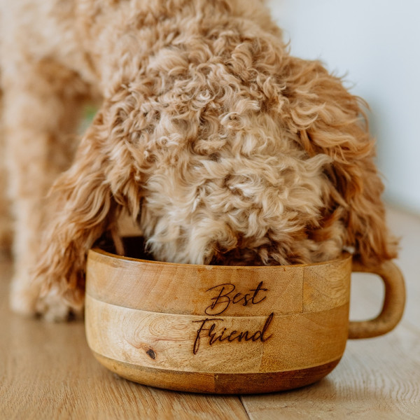 „Best Friend“ wooden bowl