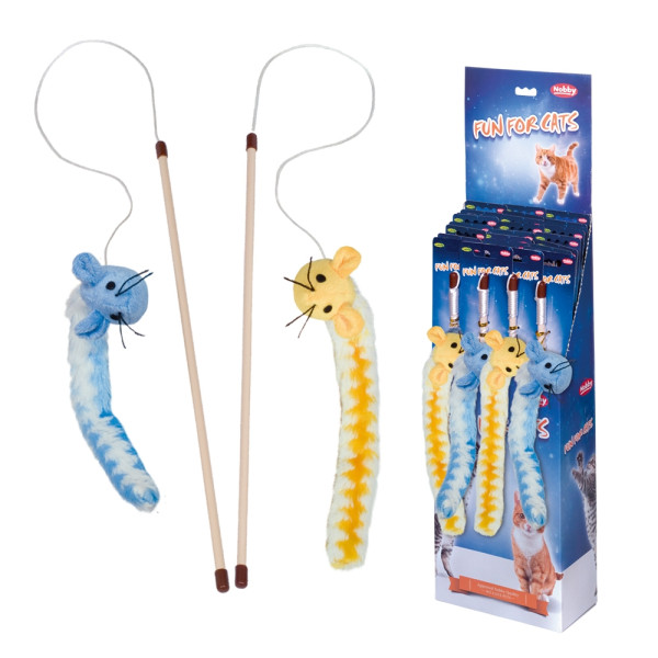 Fishing rod with toy