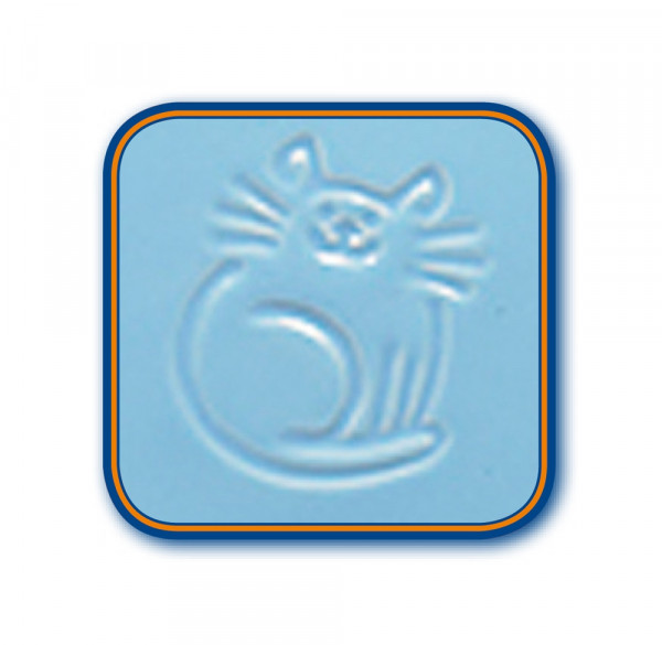 Cat ceramic milk dish