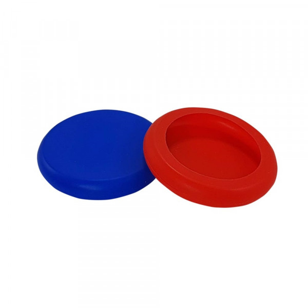 Can lid pack of 2 (red + blue)
