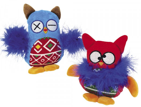 Plüsch Eule mit Catnip