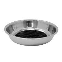 Steel bowl w. licking mat Steel bowl w. licking mat