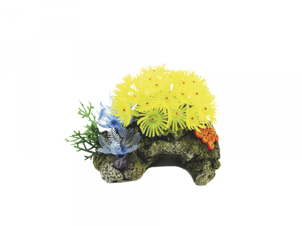 Aqua Ornaments "KORALLENSTEIN" mit Pflanzen