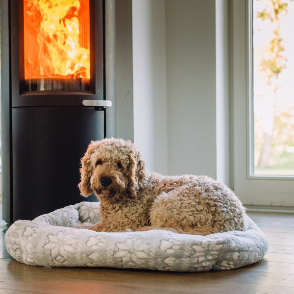 XMAS Komfort Bett eckig "FLOKON"