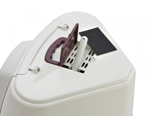 Cat corner toilet with roof special