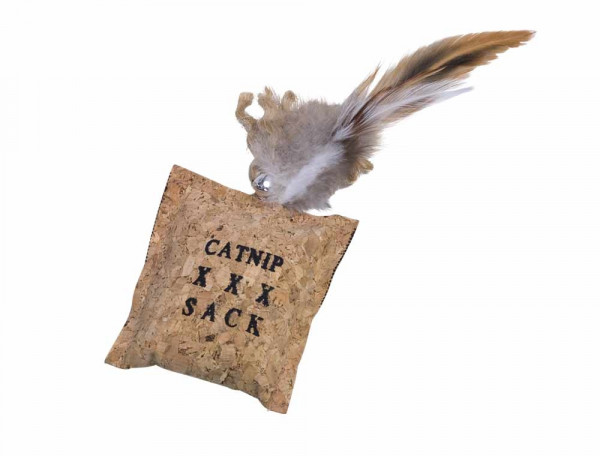 Catnip-bag with cork