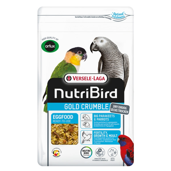 NutriBird Gold Crumble for parakeets and parrots